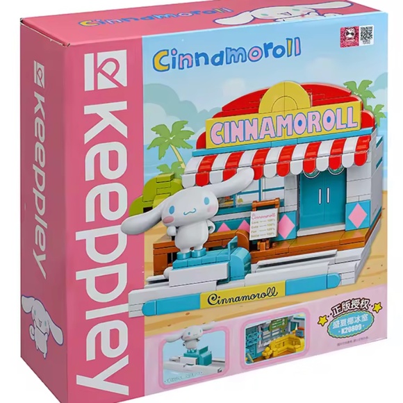 Sanrio Original Hello Kitty Anime Figures Building Blocks Toy Set - Cinnamoroll